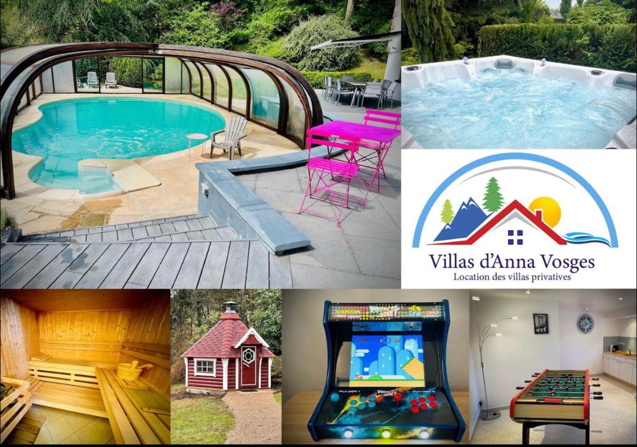 Villa 250M2 Avec Piscine Chauffee & Spa & Kota-Grill & Sauna Saint-Die-des-Vosges 外观 照片